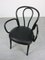 Black Leather No. 18 Chair with Arms by Michael Thonet for Thonet 7
