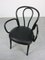 Chaise No. 18 en Cuir Noir avec Accoudoirs par Michael Thonet pour Thonet 7