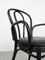 Chaise No. 18 en Cuir Noir avec Accoudoirs par Michael Thonet pour Thonet 9