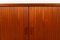 Vintage Danish Teak Sideboard with Tambour Doors by Lyby Møbler, 1960s 11