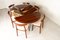 Vintage Danish Rosewood Dining Room Set by Henning Kjærnulf for Bruno Hansen, 1960s, Set of 7, Image 4