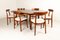 Vintage Danish Rosewood Dining Room Set by Henning Kjærnulf for Bruno Hansen, 1960s, Set of 7 3