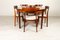 Vintage Danish Rosewood Dining Room Set by Henning Kjærnulf for Bruno Hansen, 1960s, Set of 7 7