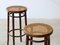 Caned Bar Stools in Bentwood, Set of 2 3