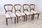 Antike Esszimmerstühle aus geschnitztem Mahagoni, 4er Set 5
