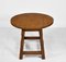 Vintage Yorkshire Drop Leaf Occasional Table with Adzed Top in Oak 8