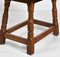 Vintage Yorkshire Drop Leaf Occasional Table with Adzed Top in Oak, Image 5