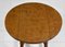 Vintage Yorkshire Drop Leaf Occasional Table with Adzed Top in Oak, Image 4