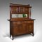 Large Antique English Victorian Cabinet in Oak from Liberty & Co, Image 1
