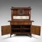Large Antique English Victorian Cabinet in Oak from Liberty & Co, Image 3