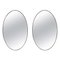 Large Oval Brass Mirror, Set of 2 1