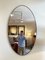 Large Oval Brass Mirror, Set of 2 4