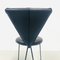 Vintage German Memphis Chair in Black Leather and Steel by Helmut Lübke, 1980s, Set of 8 10