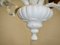 Lámpara de araña de cerámica blanca, años 80, Imagen 8