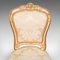Antique French Victorian Boudoir Chair in Giltwood, 1900 8