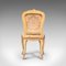 Antique French Victorian Boudoir Chair in Giltwood, 1900 6