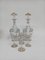 Likörservice aus emailliertem Kristallglas, 1900er, 6er Set 1