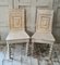 Victorian Bleached Oak Pugin Hall Chairs, Set of 2 1