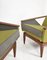 Mid-Century Modern Italian Upholstered Lounge Chairs in Teak in the Style of Gio Ponti, 1950s, Set of 2 7