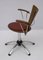 Postmodern Swivel Chairs in Curved Wood and Chromed Metal, Italy, 1980s, Set of 4 6