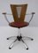 Postmodern Swivel Chairs in Curved Wood and Chromed Metal, Italy, 1980s, Set of 4, Image 9