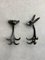 Mid-Century Animal Coat Hooks by Walter Bosse, 1950s, Set of 2 1