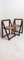 Sillas plegables de madera de haya con asientos de caña, años 70. Juego de 2, Imagen 2
