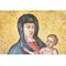 Antikes Gemälde, Mutterschaft, 17. Jh., Religiöses Ölgemälde auf Kupfer 4