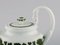 Green Ivy Vine Leaf Teapot, Sugar Bowl, Cream Jug and Serving Tray from Meissen, Set of 4, Image 7