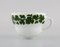 Grünes Ivy Vine Leaf 3-Personen Kaffeeservice von Meissen, 1940er, 9er Set 5
