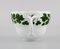 Grünes Ivy Vine Leaf 3-Personen Kaffeeservice von Meissen, 1940er, 9er Set 6