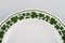 Grüne Ivy Vine Leaf Teller aus handbemaltem Porzellan von Meissen, 1940er, 10er Set 3