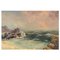 Jan B. Pospisil, Oil on Canvas, Coastal Motif, Mid-20th Century 1
