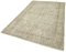 Tapis Beige Vintage, Turquie 3