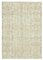 Vintage Turkish Beige Area Rug, Image 1