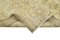 Tapis Beige Vintage, Turquie 6