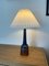 Dänische Vintage Keramik & Teak Lampe von Søholm, 1960er 7