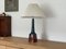 Vintage Danish Ceramic & Teak Lamp from Søholm, 1960s 4