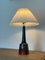 Vintage Danish Ceramic & Teak Lamp from Søholm, 1960s, Image 5