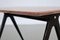 Mid-Century Italian Coffee Table with Pink Marble Top and Wooden Legs by Gio Ponti, 1950s 12