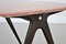 Mid-Century Italian Coffee Table with Pink Marble Top and Wooden Legs by Gio Ponti, 1950s 11