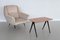 Mid-Century Italian Coffee Table with Pink Marble Top and Wooden Legs by Gio Ponti, 1950s, Image 8