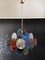 Vintage Italian Murano Glass Chandelier with 36 Multicolored Discs, 1979 1
