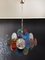 Vintage Italian Murano Glass Chandelier with 36 Multicolored Discs, 1979, Image 1