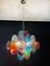 Vintage Italian Murano Glass Chandelier with 36 Multicolored Discs, 1979 19