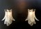 Vintage Transparent Felci Murano Glass Sconces, 1982, Set of 2, Image 7