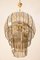 Smoked Glass Serrated Chandelier, Image 2