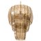 Smoked Glass Serrated Chandelier, Image 1