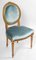 Living Room Golden Wood Louis XVI Style Chair Set, Set of 3 4