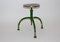 Vintage Industrial Tubular Steel Stool, 1920s 4